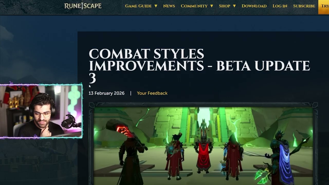 INSANE! ANOTHER COMBAT BETA ?! Let's Dive In. | The RS Guy VODS