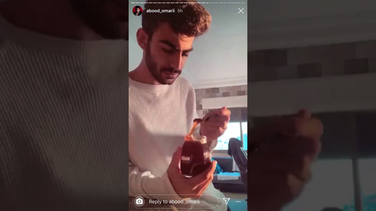 العسل لما ياكل عسل عبود العمرى 😍