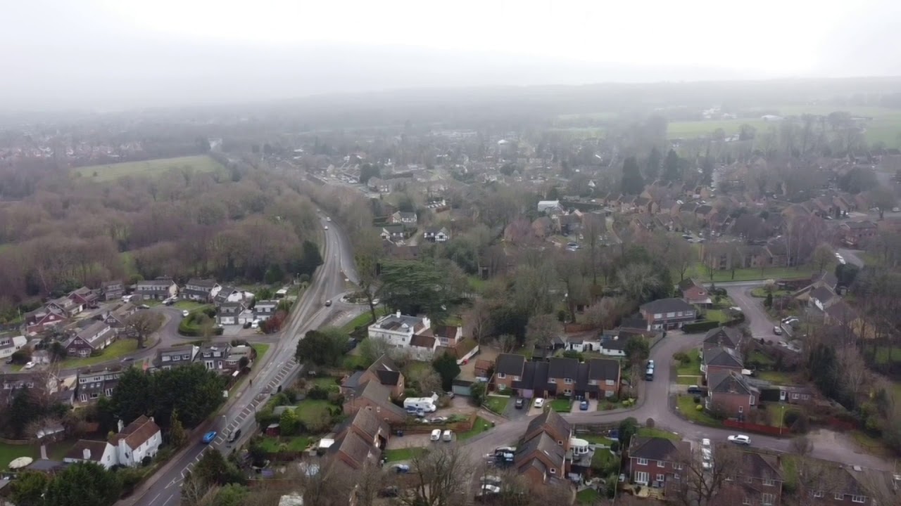 Yateley From 85m In The Air - 10.01.21