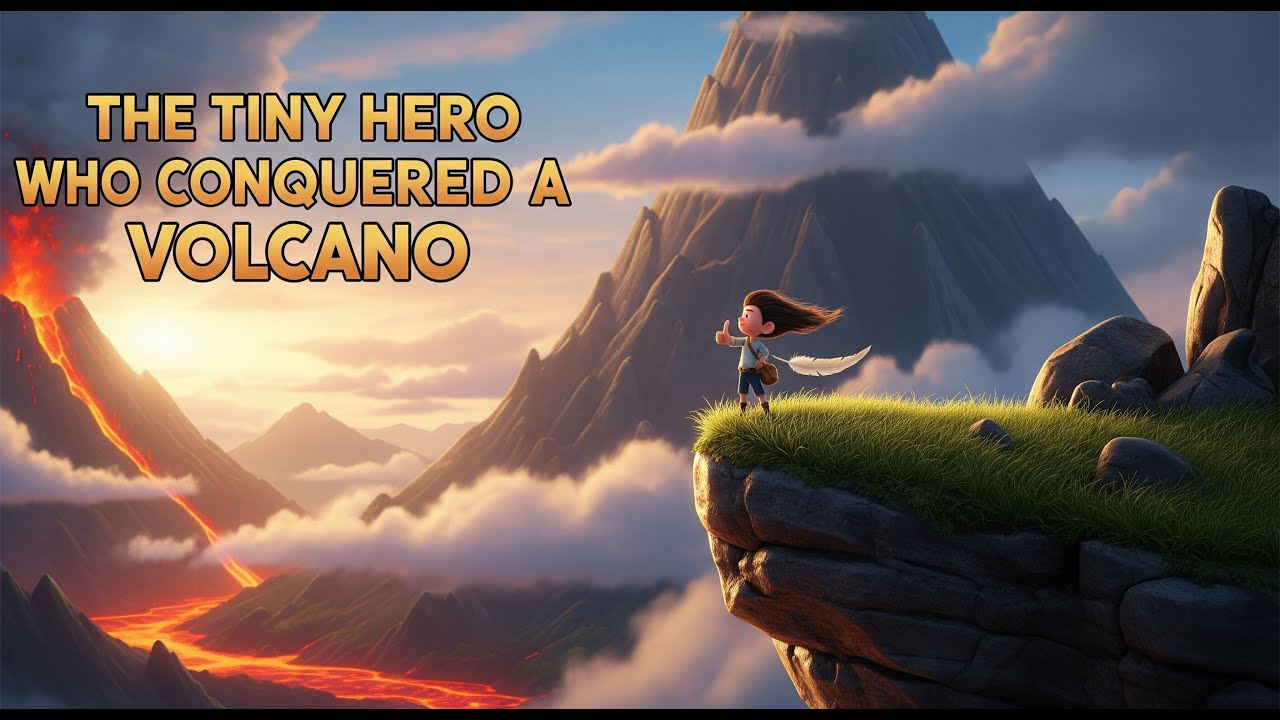 The Tiny Boy Who Conquered a Volcano🌋☁️ | Animated Bedtime Story | Magical Adventure