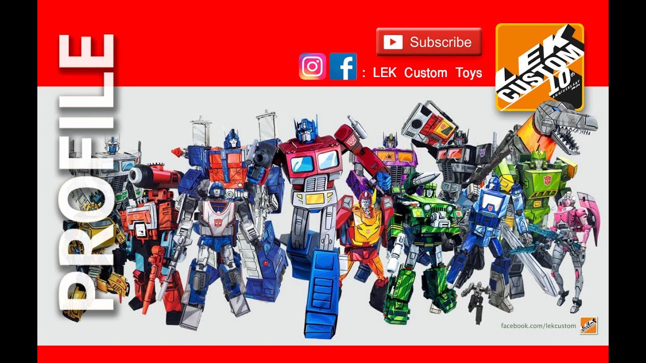 LEK Custom Toys Profiles.