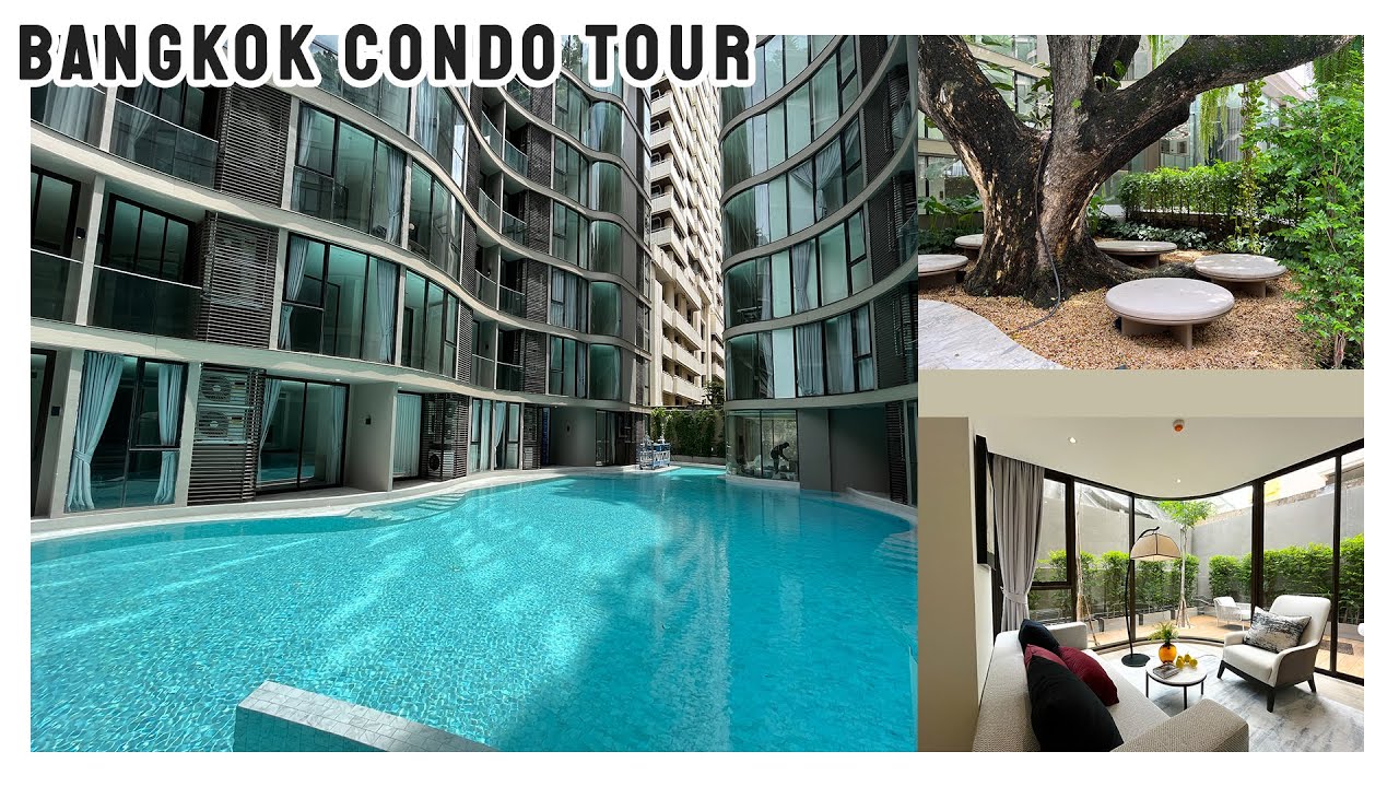 Condos in Bangkok with a central pool | Condo Tour