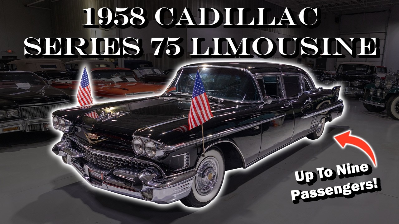 1958 Cadillac Series 75 9-Passenger Imperial Sedan Limousine - FOR SALE