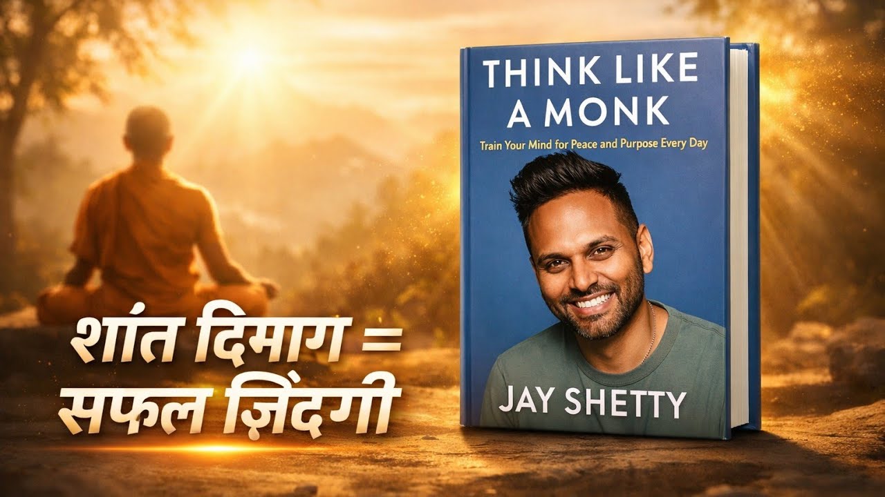 शांत दिमाग = सफल जिंदगी THINK LIKE A MONK | Book Summary in Hindi | Book Ki Baat 📚 #booksummary #bs