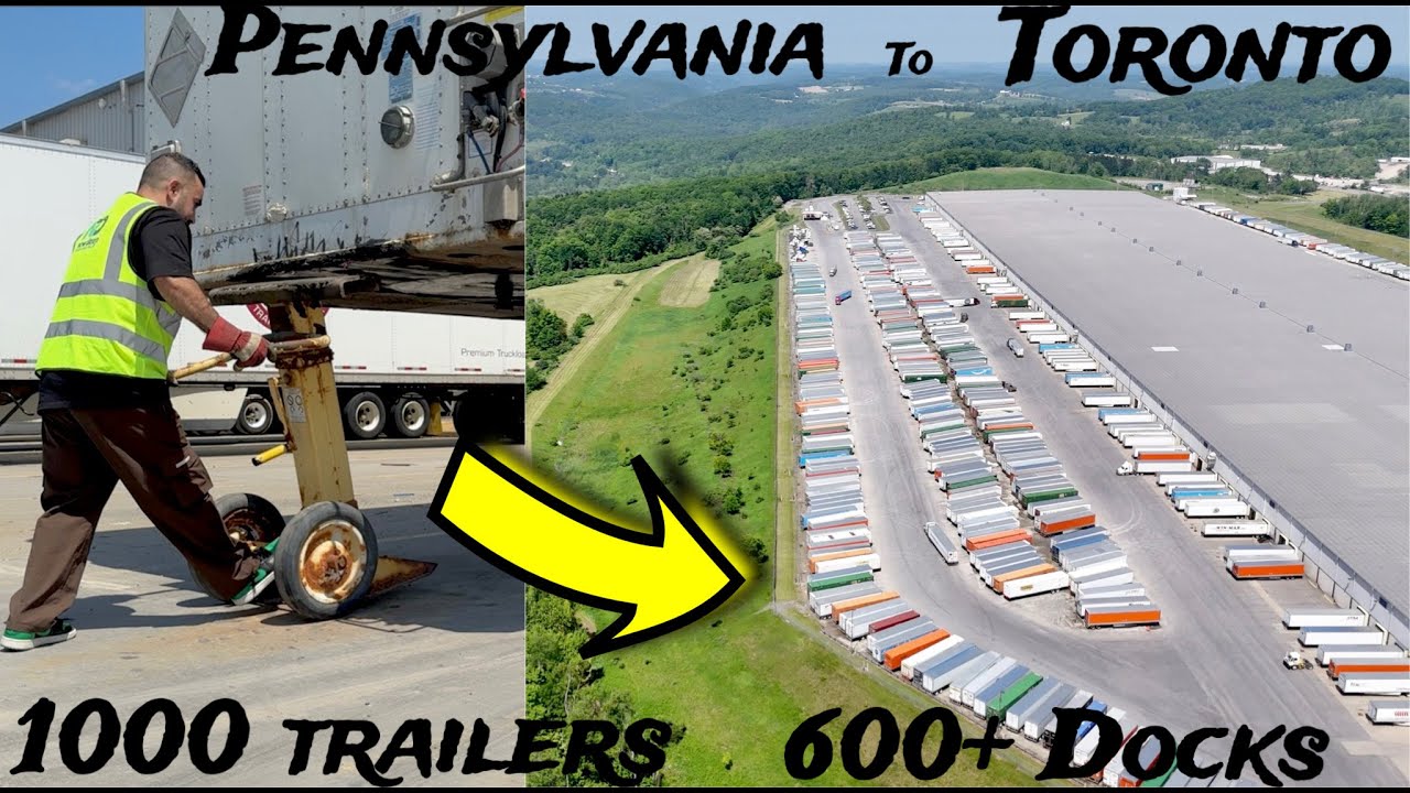 Pennsylvania ke Jungle mai itni bdi Trucking Comapnay 😳 | Fort Erie Border | 753