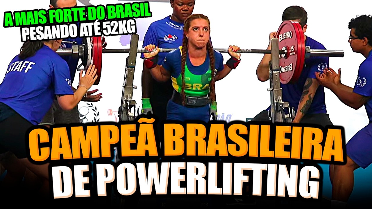 GIULIA CARVALHO | A CAMPEÃ BRASILEIRA DE POWERLIFTING CLÁSSICO EM 2026 | -52KG