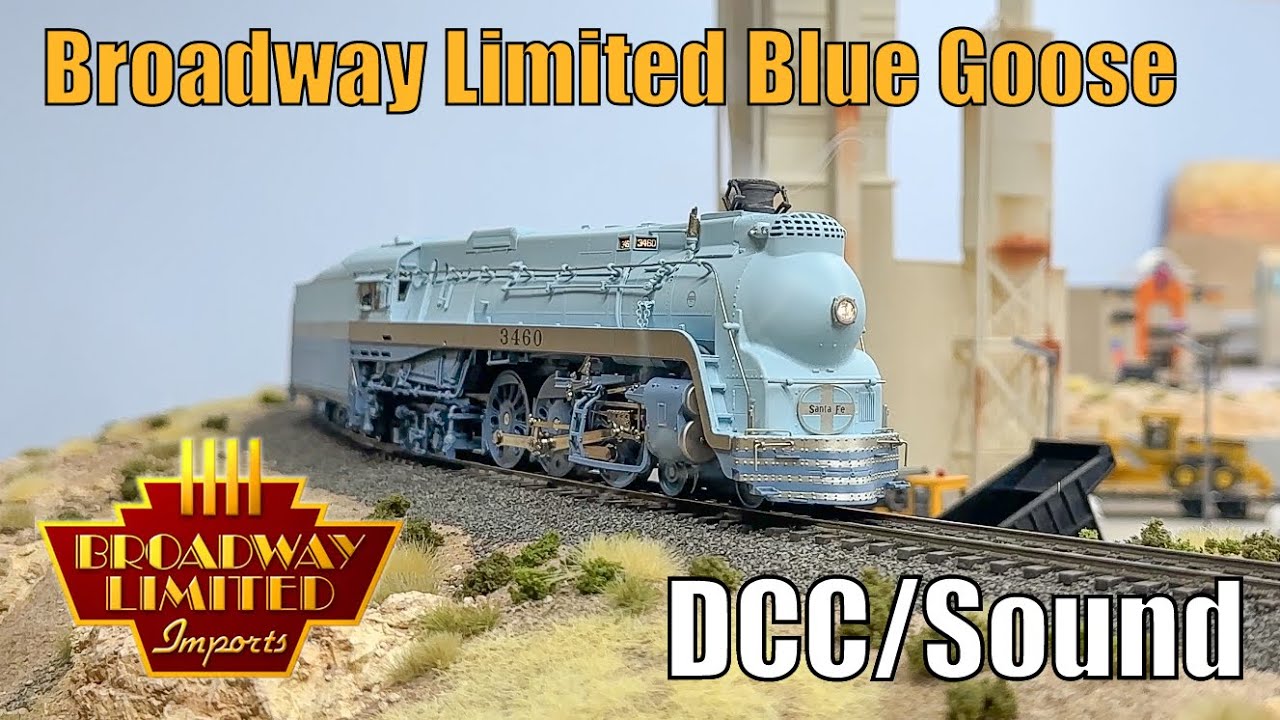 Broadway Limited HO Scale 4-6-4 Santa Fe Blue Goose Paragon 4 DCC Sound Review