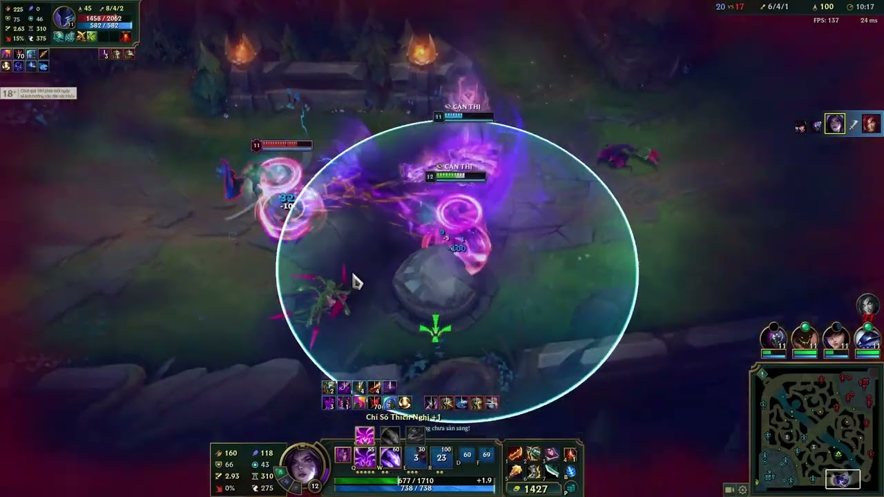 AR URF : Kaisa bắn cực bay