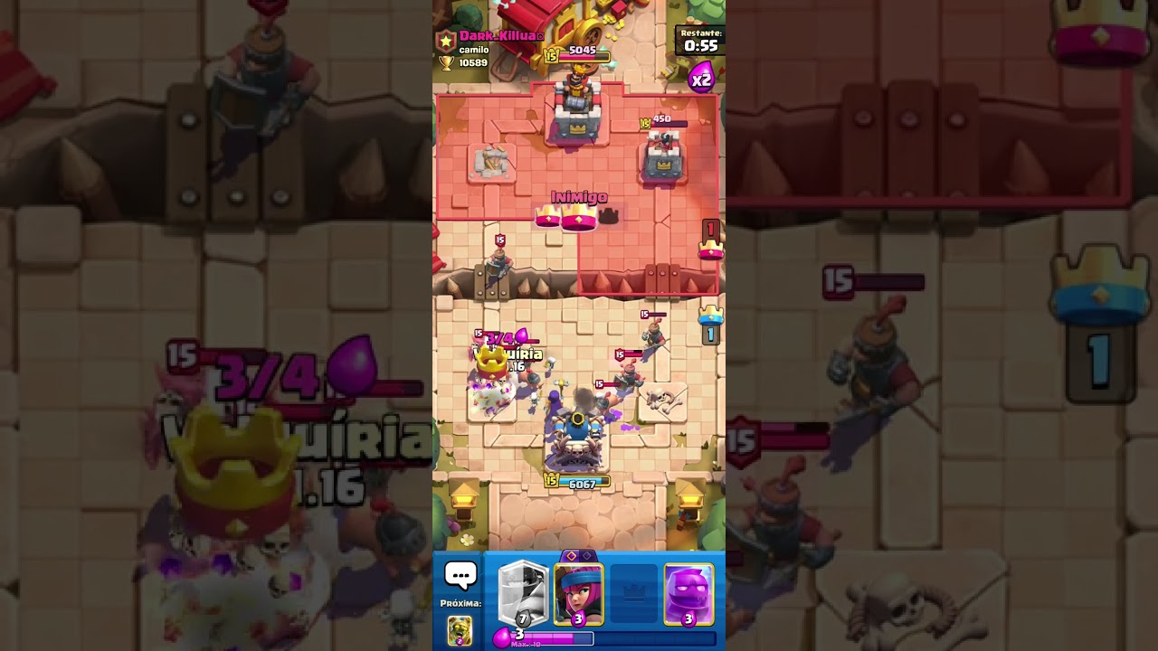 FUI BRUTALMENTE MOLESTADO              #clashroyale #games #jogos #supercell #aura #gaming 