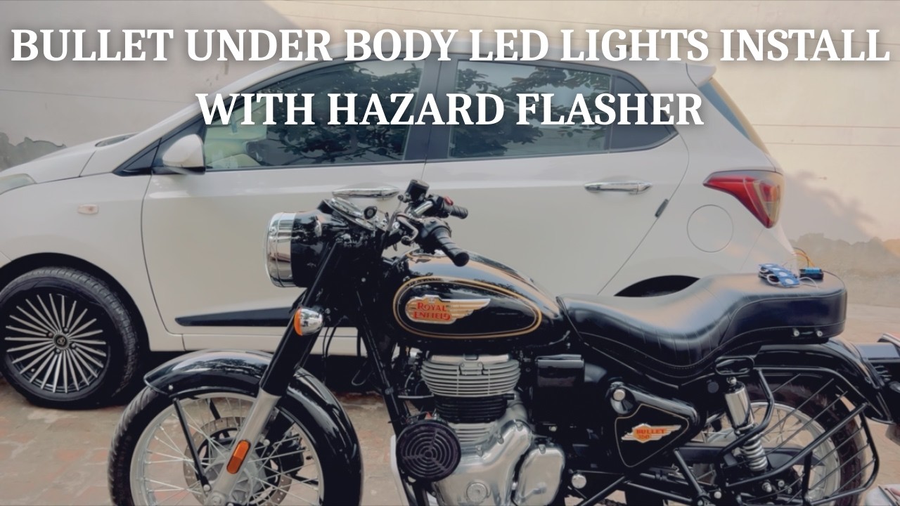 Bullet Under Body Led Lights Install With Hazard Flasher Wiring Process Full Detail Video