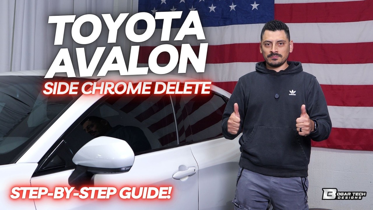 Установка декоративных боковых панелей Toyota Avalon (2019-2022)