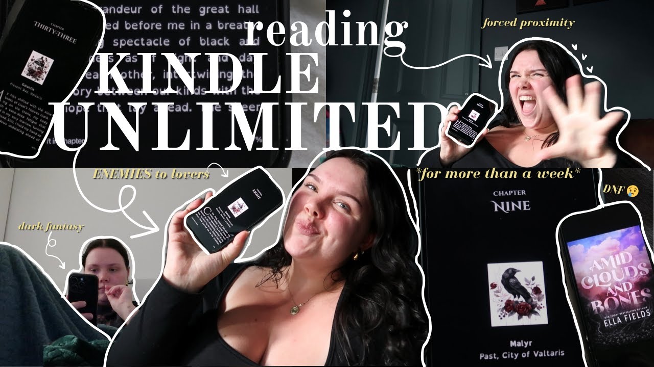 reading KINDLE UNLIMITED books *for a bit more than a week* || reading vlog