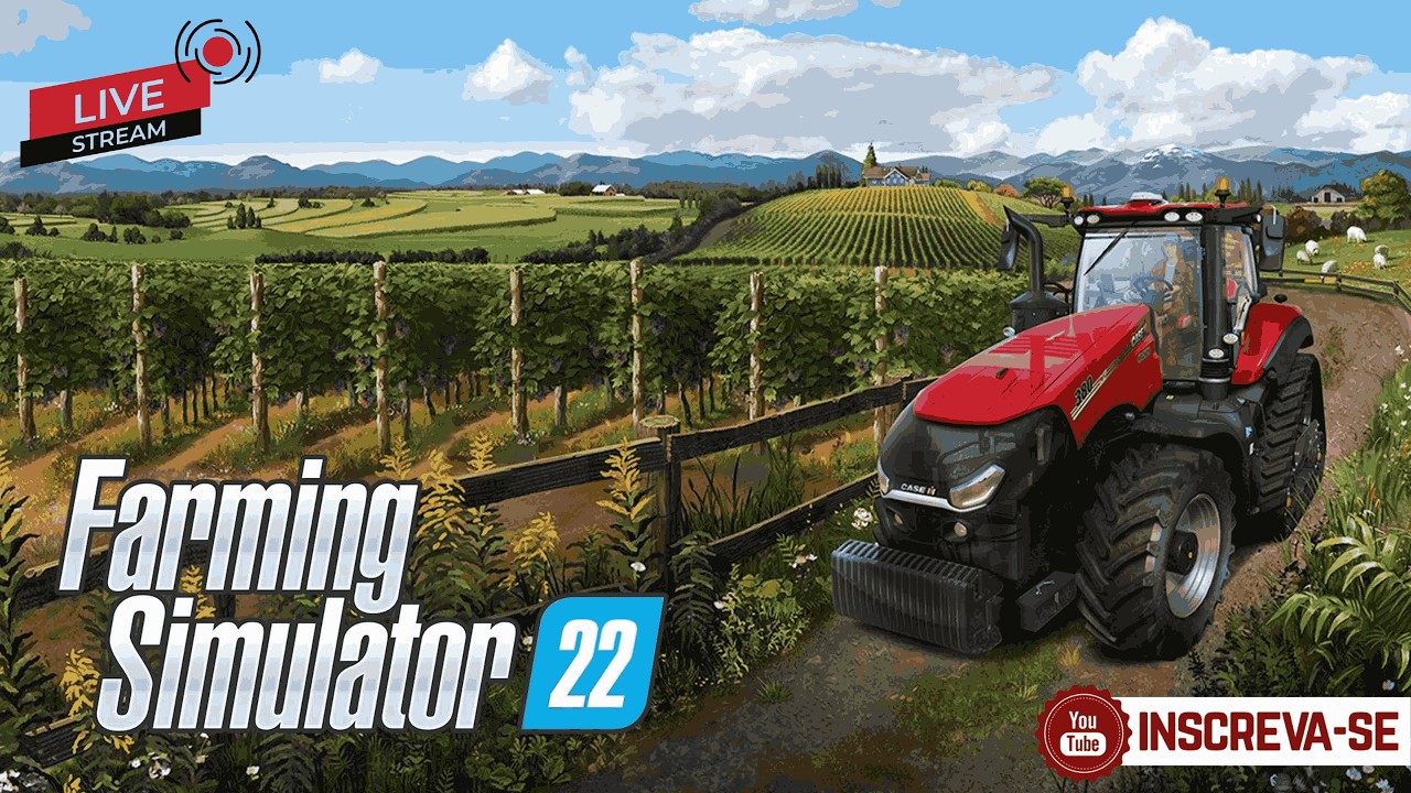 🔴LIVE-O INICIO DE TUDO! NOVA SERIE RUMO AO SUCESSO | FARMING SIMULATOR 22 #01 TERRAS DO SUL🔴