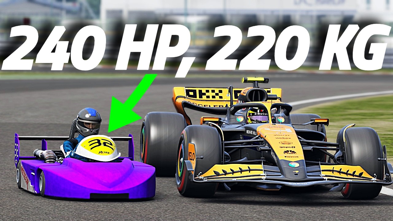 Can The FASTEST KART In The World Beat An F1 Car?