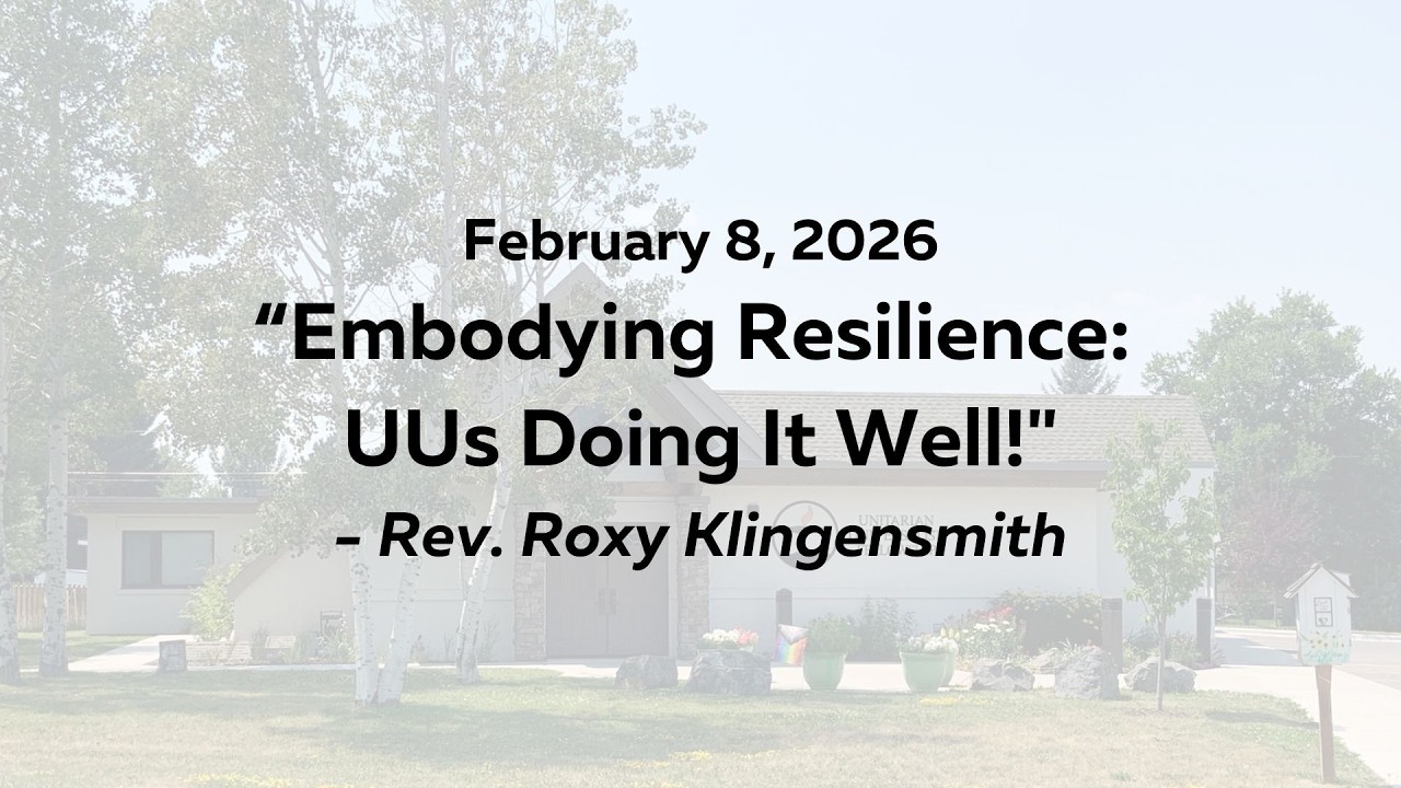 2/8/2026: Sunday Sermon: 