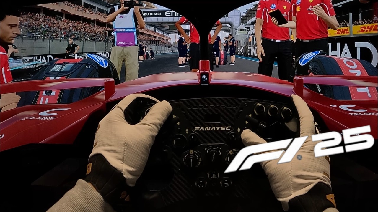 Charles Leclerc Ferrari SF25 at Yas  Marina Grand Prix | F1 25 #codemastersf1