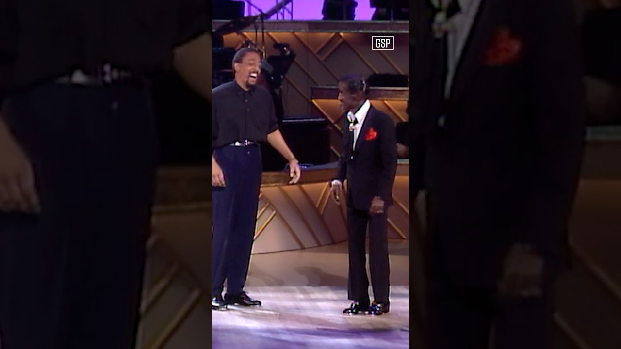 Two legends tap it out 🕺🏾#sammydavisjr #gregoryhines #60thcelebration
