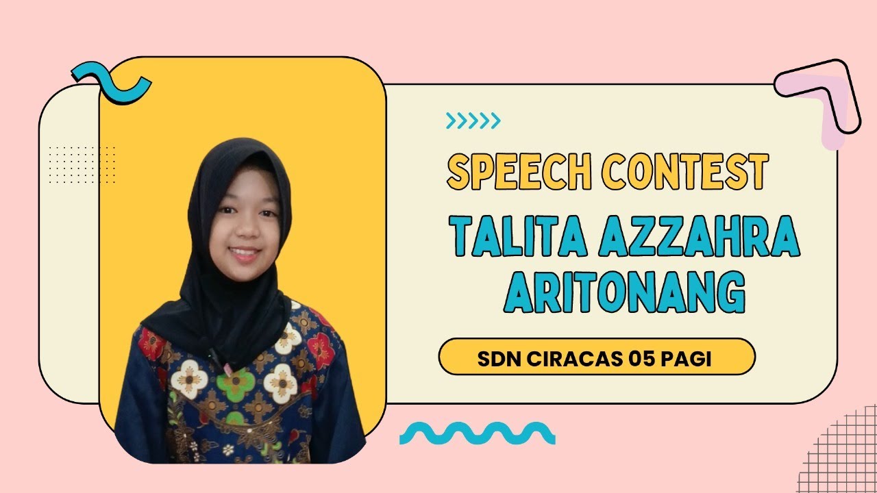 SPEECH CONTEST I Kids English Fun Competition 2024_Speech_Talita I SDN CIRACAS 05 PAGI