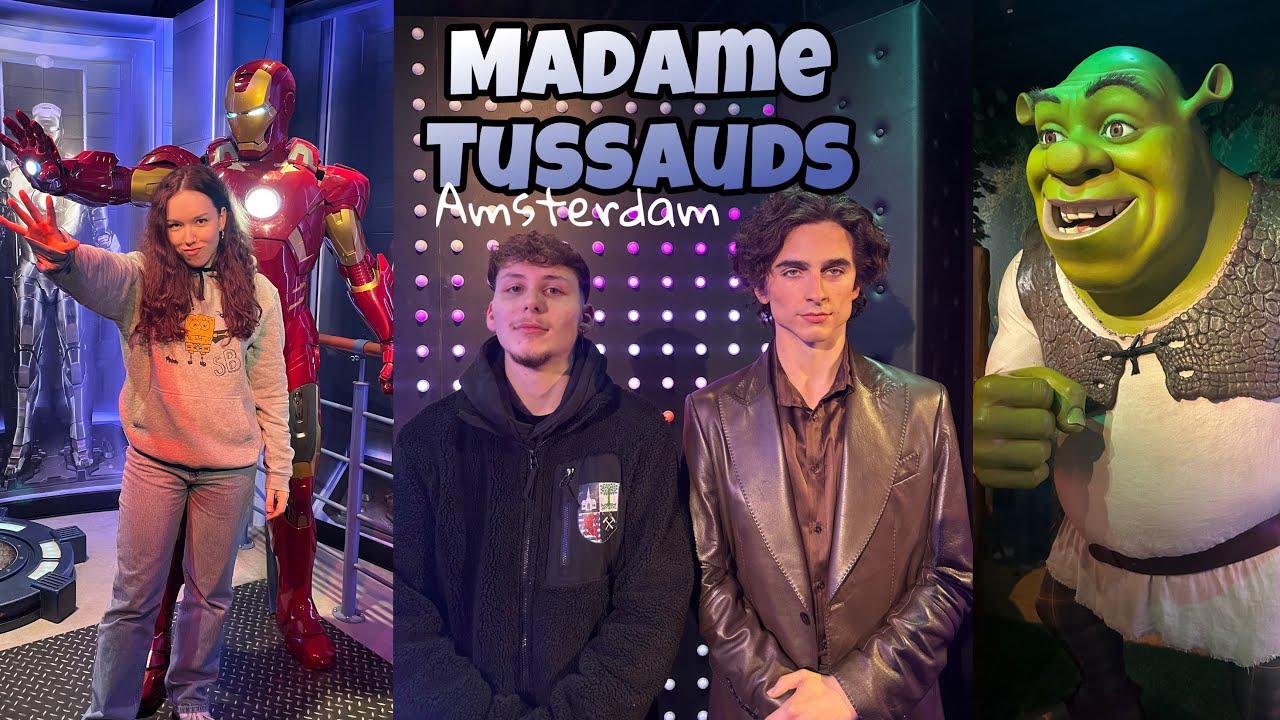 Madame Tussauds in Amsterdam! 👫🏽🤪 | Tag 1 Teil 2