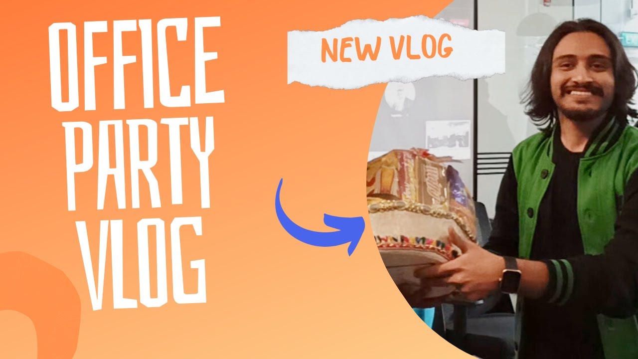 Won prizes at the office party| Office Party | Vlog 009