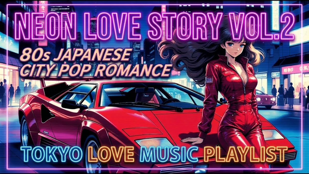 Neon Love Story Vol.2 | 80s Japanese City Pop Romance | Tokyo Love Music Playlist