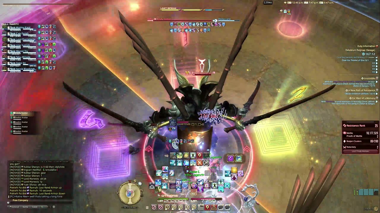 FFXIV - Delubrum Reginae savage - WHM