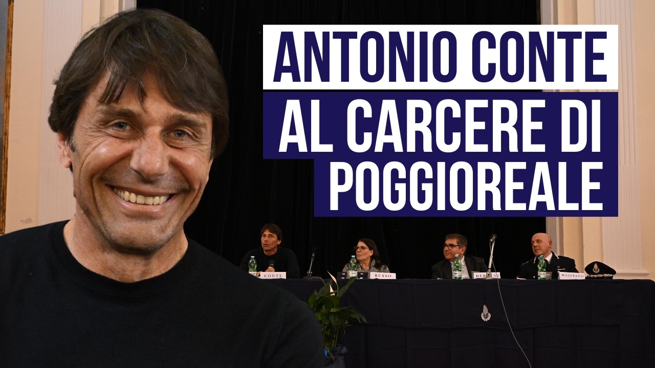 ANTONIO CONTE incontra i detenuti al carcere di POGGIOREALE: l'incontro integrale 🎙️🔵