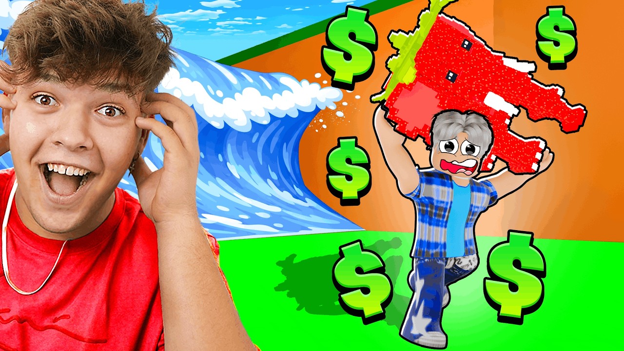 SALVEZ BRAINROTI de TSUNAMI pe ROBLOX! (Escape The Tsunami)