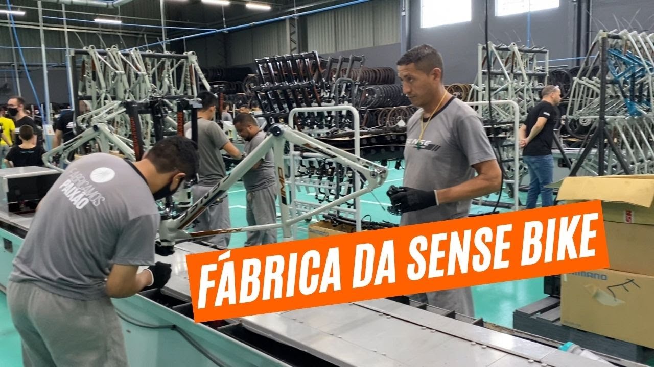 Onde as bicicletas da Sense são fabricadas?