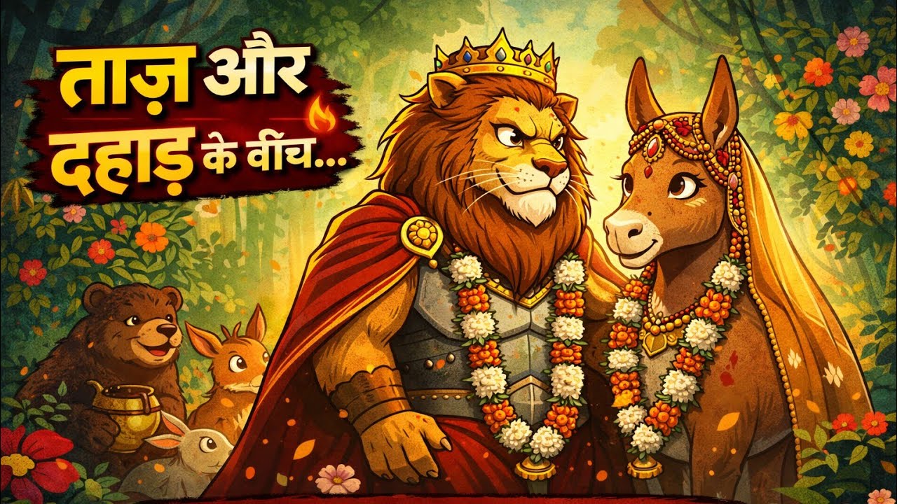 घमंडी लोमड़ी | Ghamandi Lomdi | New Kahani Animals | New Animal Story |