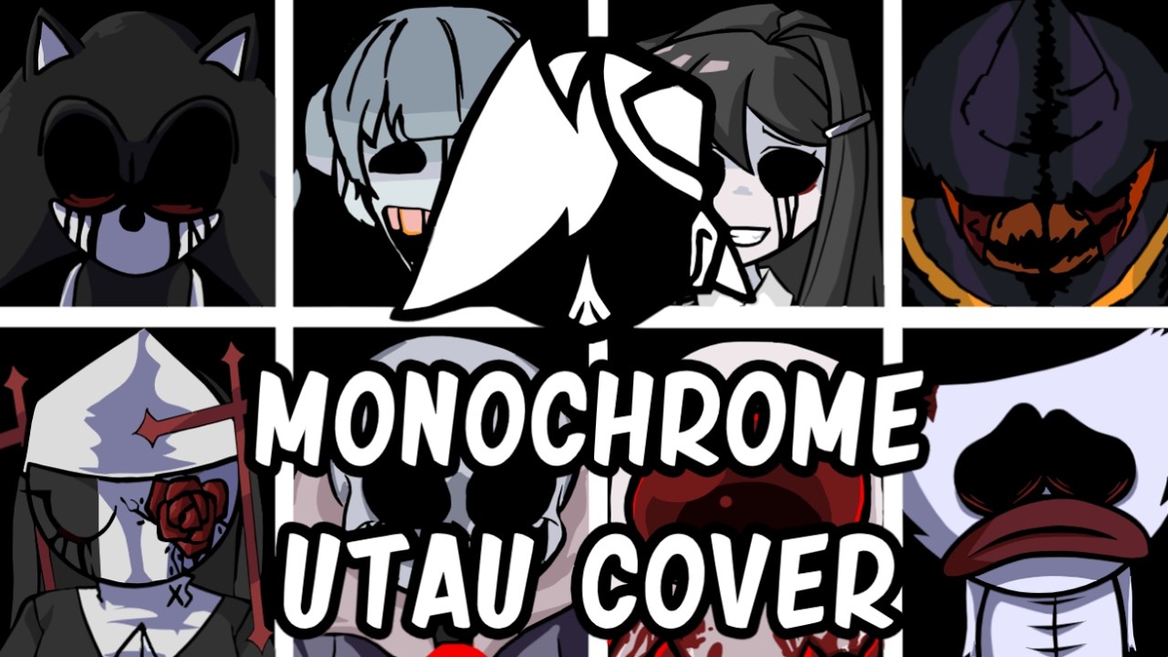 Monochrome but Every Turn a Different Character Sings (FNF MONOCHROME) - [UTAU Cover]