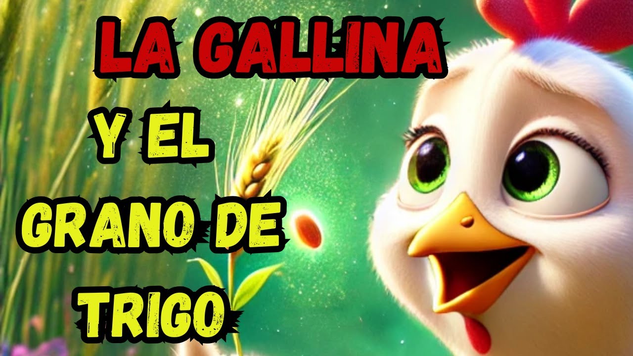 LA GALLINA  y el grano de TRIGO🐓🌾CUENTO para NIÑO🎥🌈CUENTO para DORMIR🌱✨CUENTOS CLASICOS