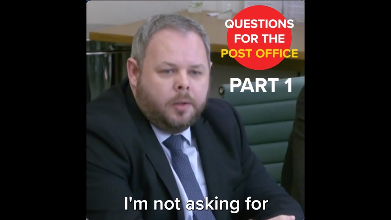 Antony Higginbotham Quizzes Post Office CEO - PART 1