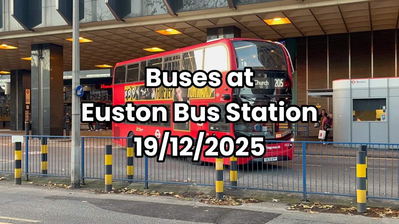 Buses at: Euston Bus Station (19/12/2025)