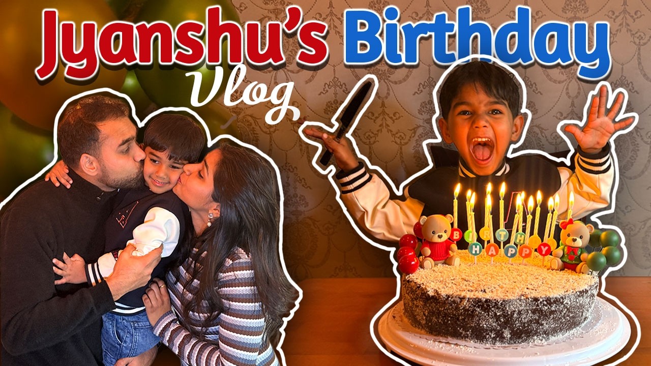 Jyanshu's 4th Birthday Celebration 🥳#birthday #germany #augsburg #party