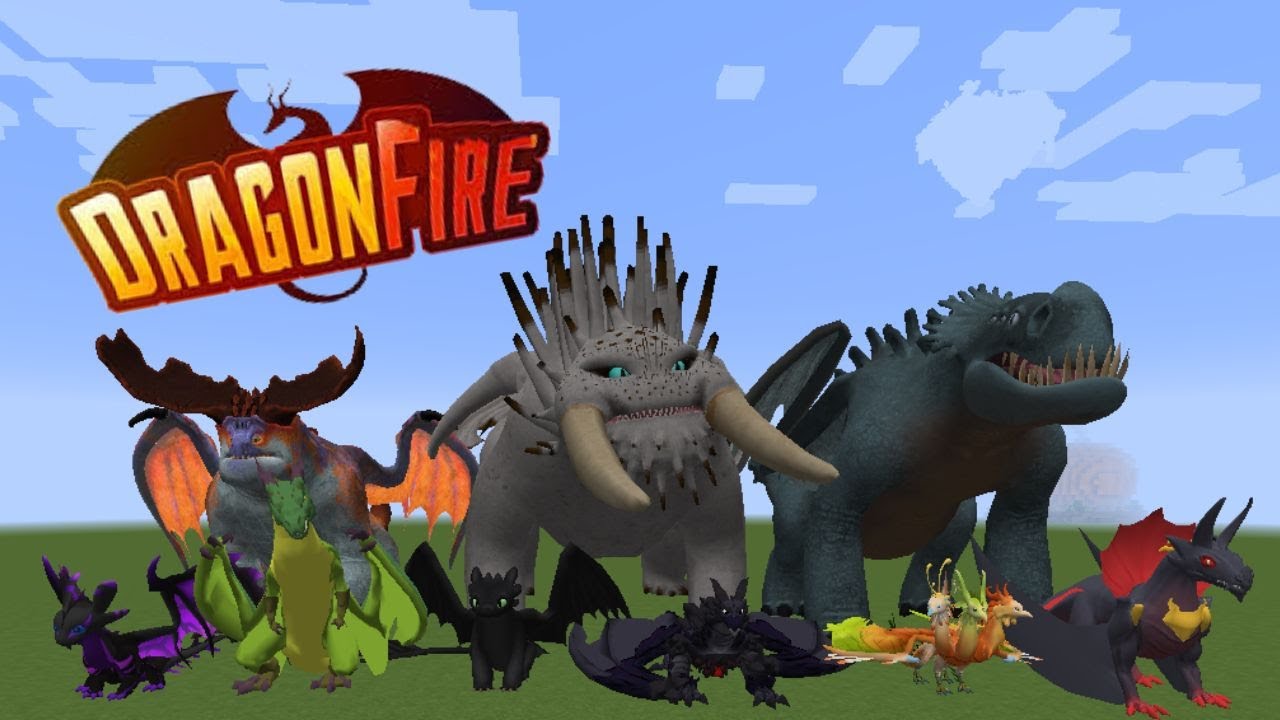 Dragon Fire Mod Showcase | Minecraft