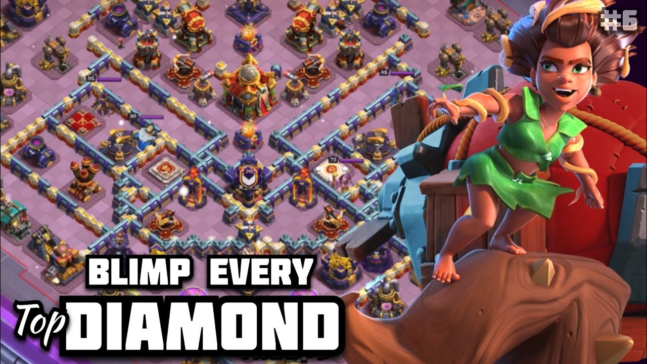 Th16 Queen Charge Root Rider Attack Strategy #6 (Clash of Clans)