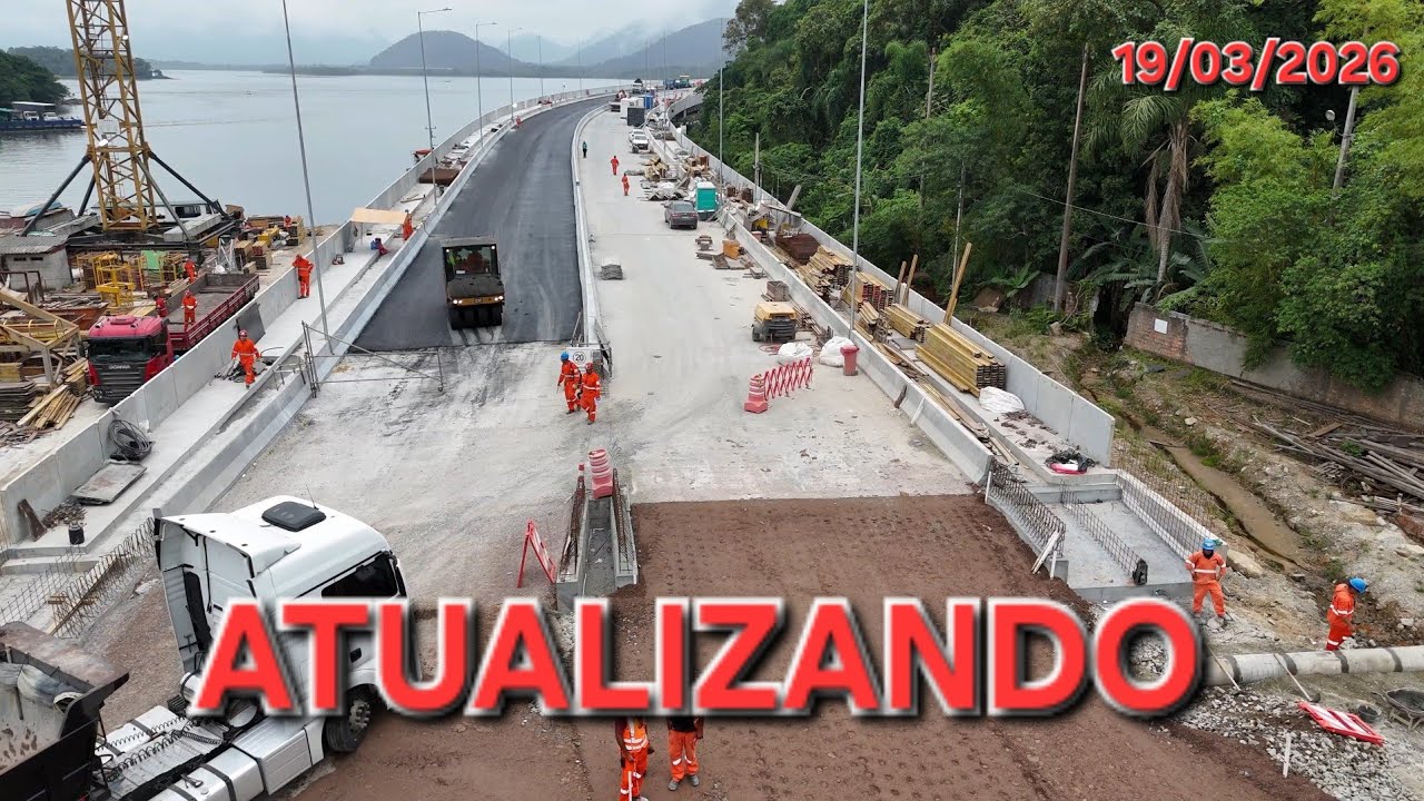 Atualizando as Obras da Ponte de Guaratuba - PR
