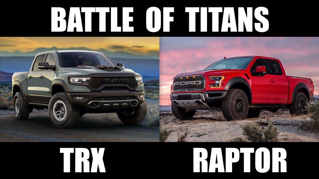 2021 Ram TRX vs 2020 Ford Raptor : Hellcat vs High Output EcoBoost