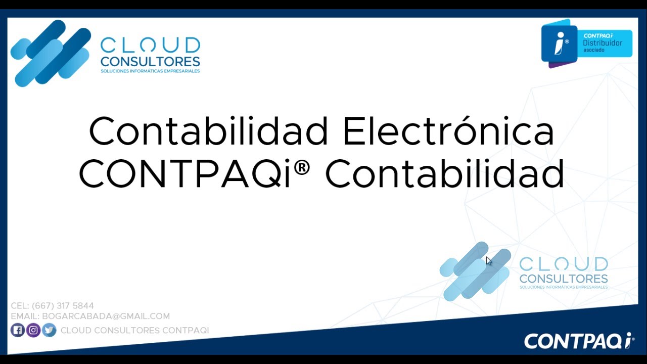 CONTPAQi CONTABILIDAD CONTABILIDAD ELECTRONICA
