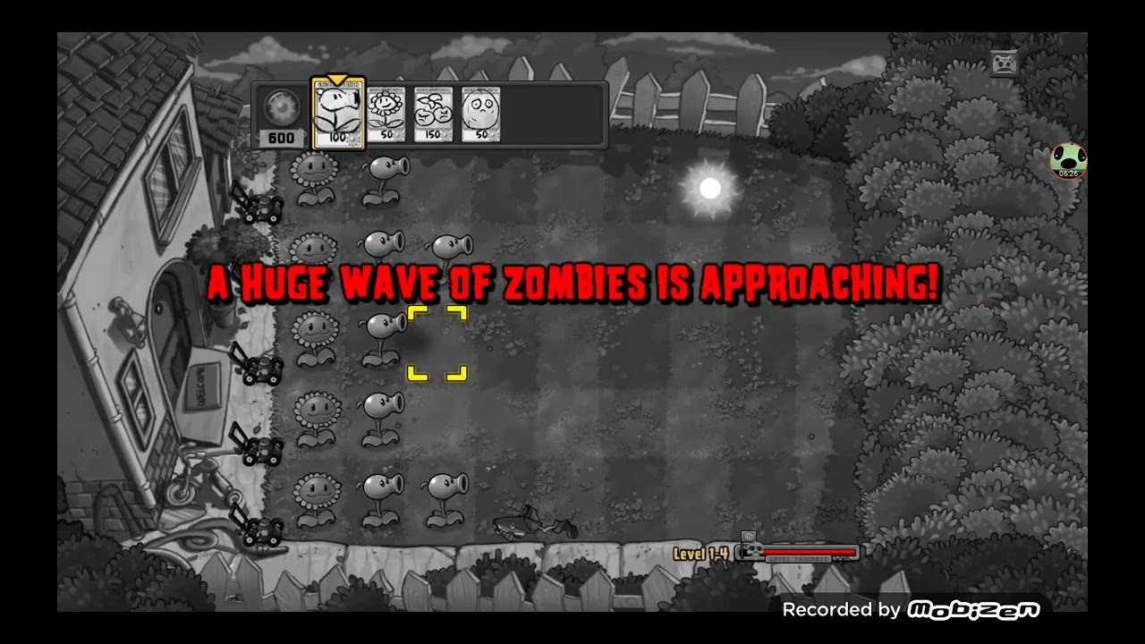 Jugando pvz horror edition