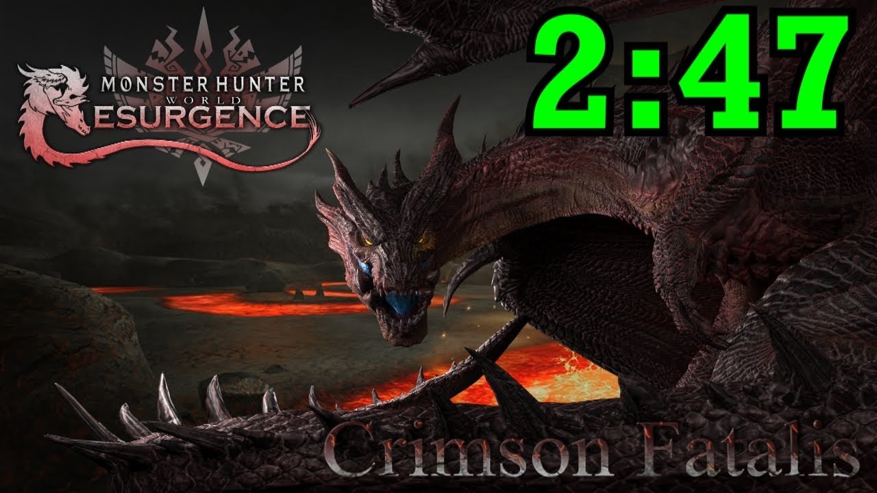 CRIMSON FATALIS SPEEDRUN IN 3 MINUTES | MHW ICEBORNE
