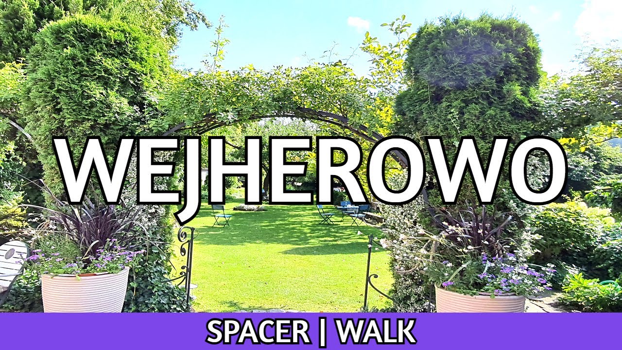 Wejherowo 4K - Poland, walk in Wejherowo