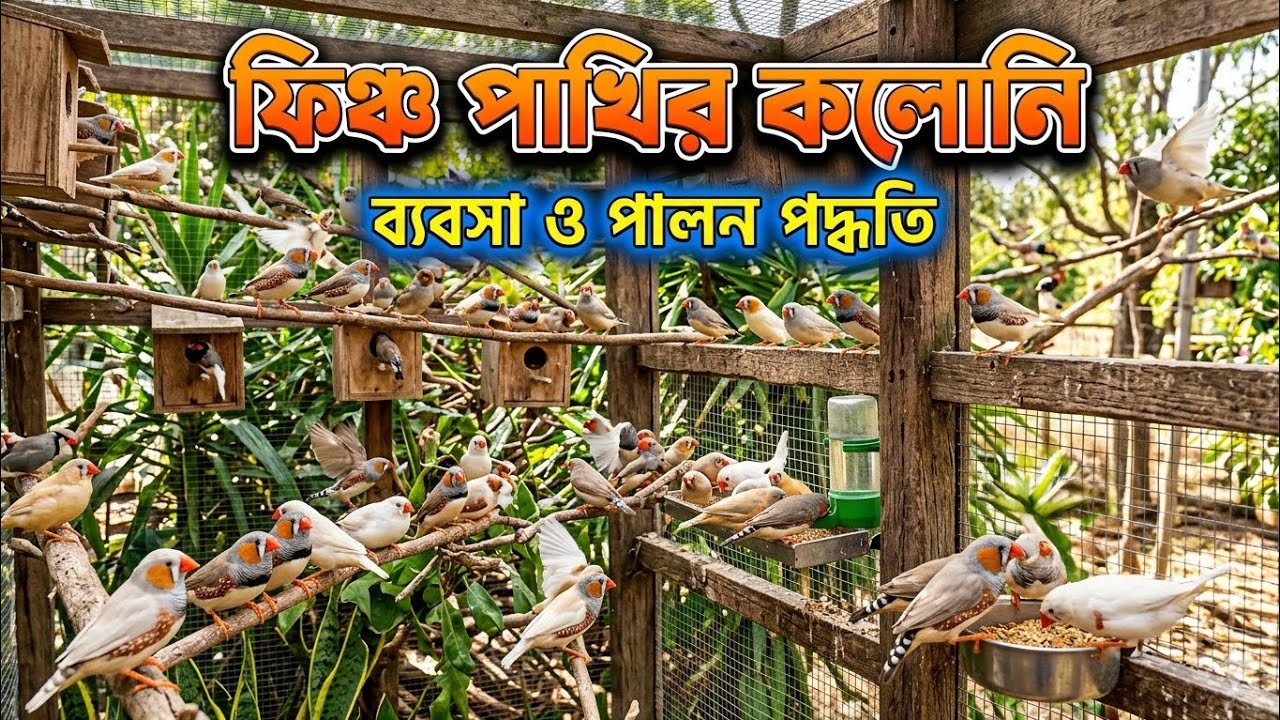 জেব্রা ফিঞ্চ পাখির কলোনি |  Amazing Zebra Finch Birds