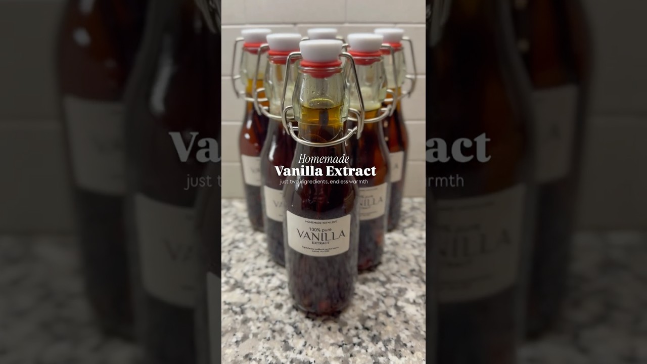 Homemade vanilla extract, 3 months later