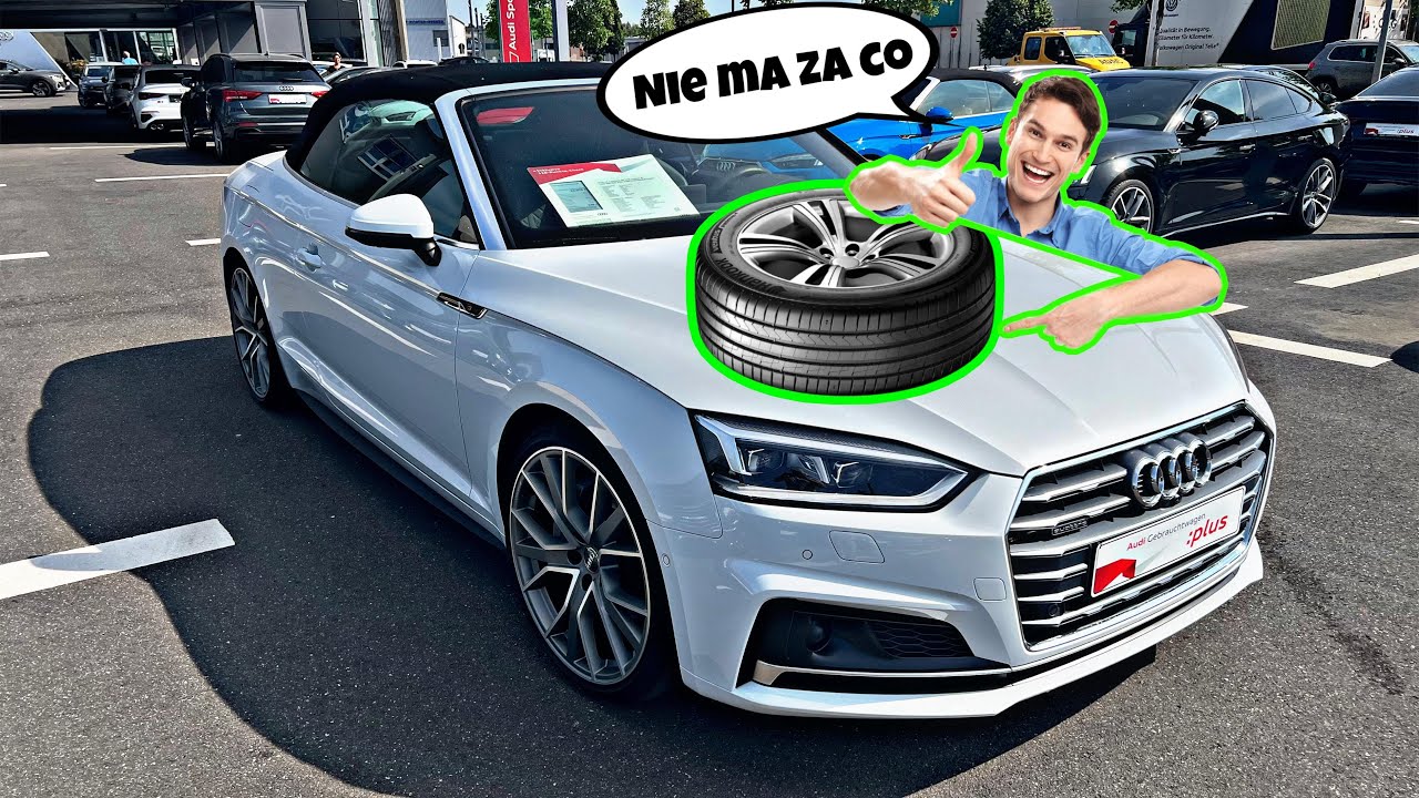 Audi A5. Gdy Niemiec nie chce wymienić opon, a potem ogłasza sukces