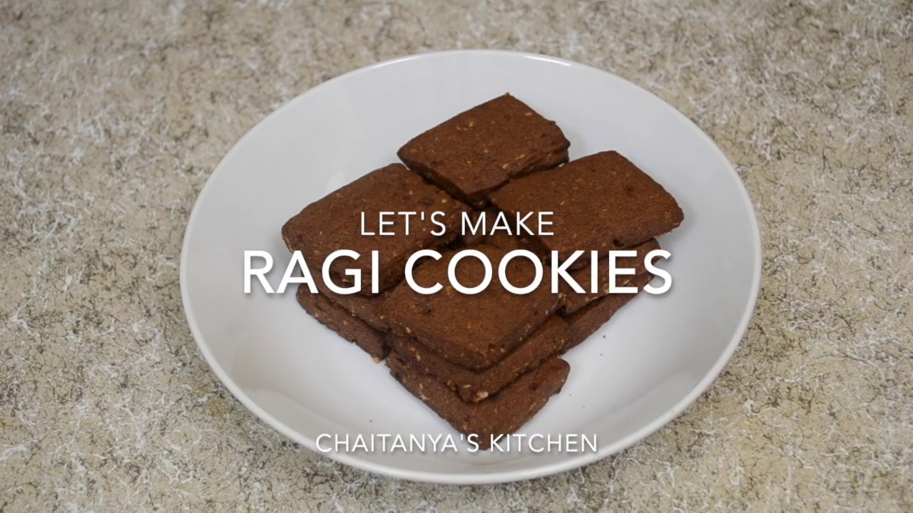 Ragi Cookies with jaggery & oats | Eggless