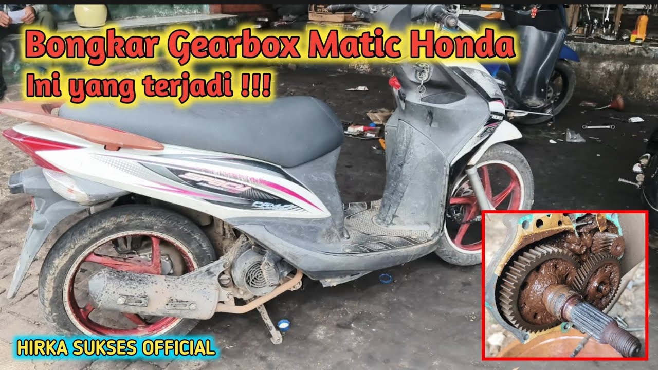 Bongkar Gearbox Matic Honda