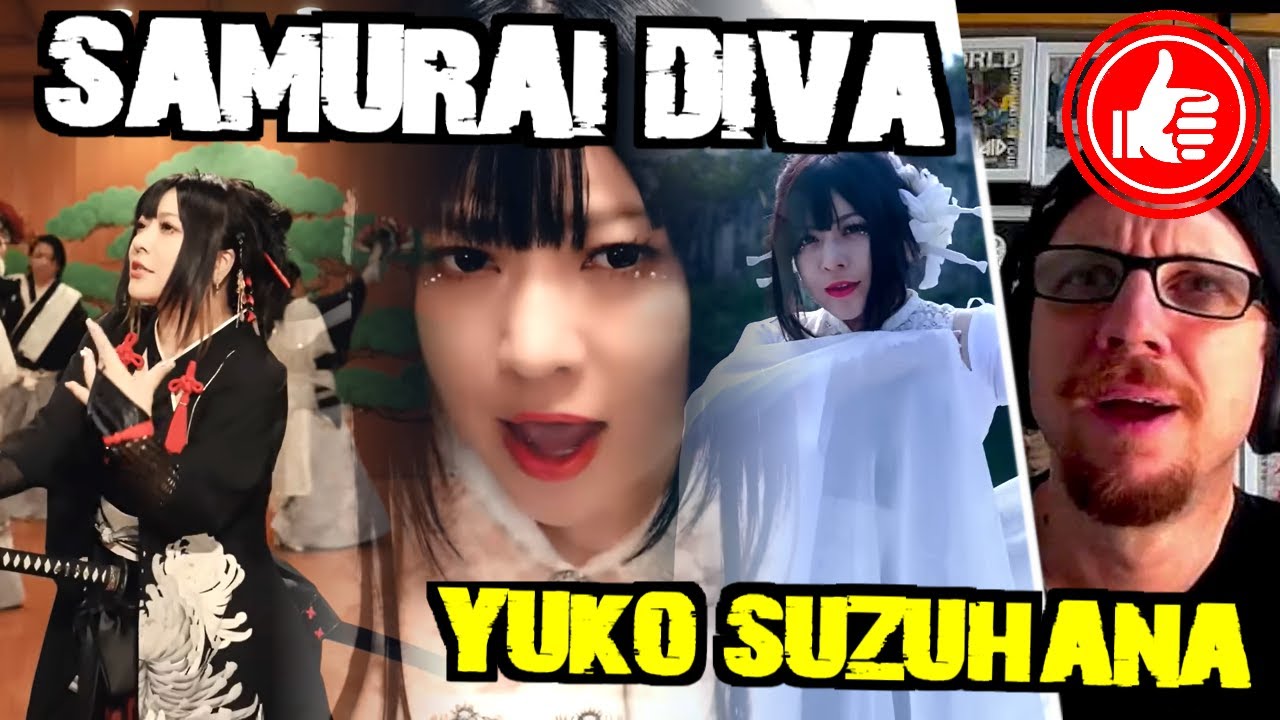 YUKO SUZUHANA ⛩️「 SAMURAI DIVA 」...reaction to an epic fusion from the WAGAKKI BAND singer!『 鈴華ゆう子 』