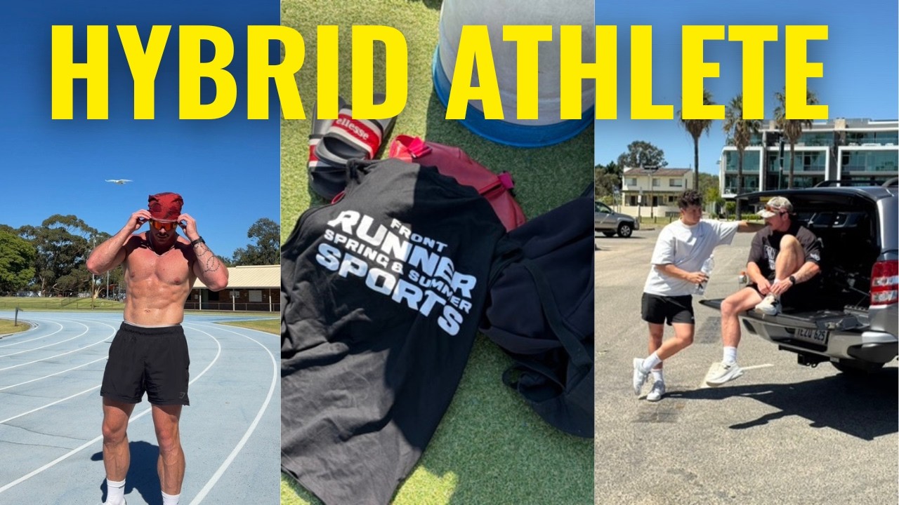 Put this video in 2x speed if you want to become a hybrid athlete (just copy me)